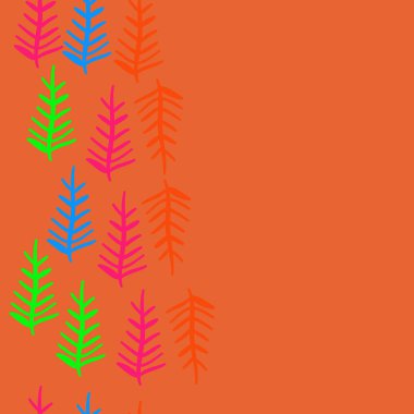 Soyut renkli çiçek seamless modeli