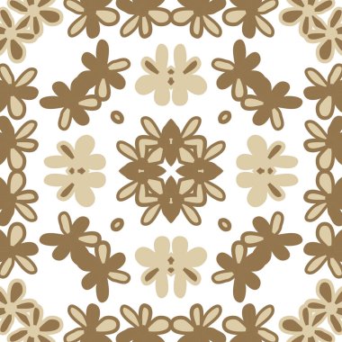 Kaleydoskopik çiçeklerile dikişsiz soyut desen