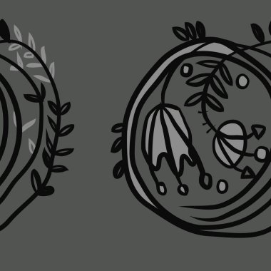 Kusursuz çiçek deseni. Vektör illüstrasyonu