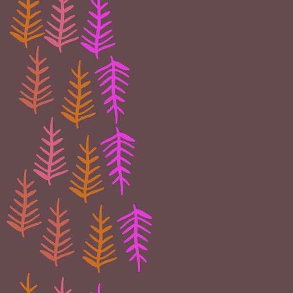 Nahtlose Muster Abstrakter Farbenfroher Blumen — Stockvektor