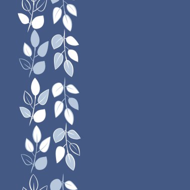 Soyut basit yaprakların kusursuz deseni