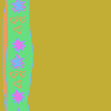 Soyut renkli çiçek seamless modeli