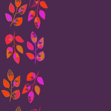 Soyut çiçek arka plan Dikişsiz desen