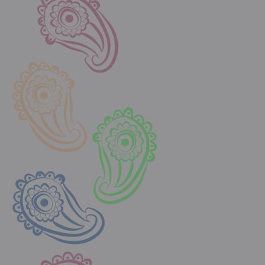 Kusursuz çiçek deseni. Vektör illüstrasyonu