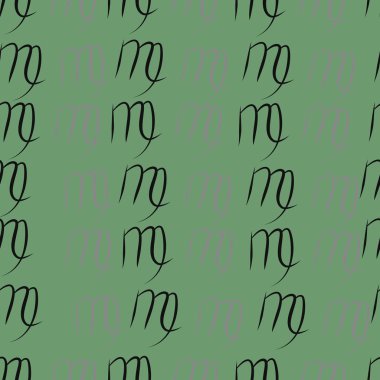 Dağınık sembollerle kesintisiz soyut desen