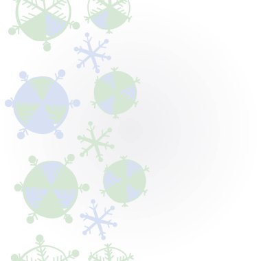 Kış motifi, kar taneleri, karalamalar dikişsiz desen. 