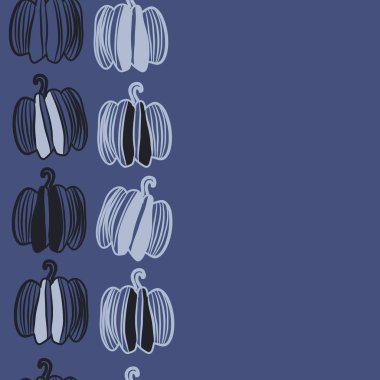 Soyut basit kabaklar Dikişsiz desen