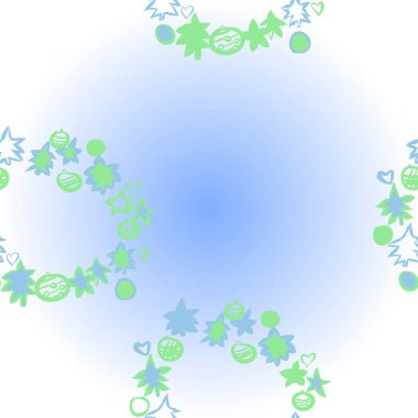 güzel şenlikli Noel çelenk, kopya alanı, Yeni Yıl kavramı, vektör sanat