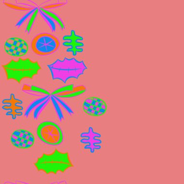 Soyut renkli çiçek seamless modeli