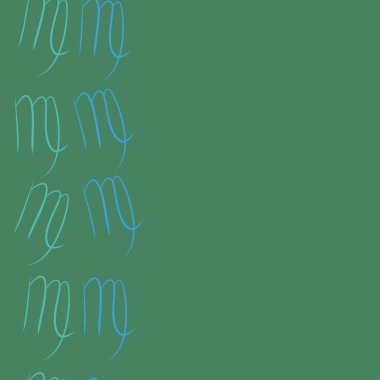 Soyut basit kaligrafik süslemenin kusursuz deseni