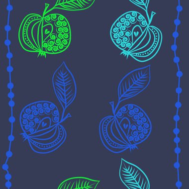 renkli arka plan üzerinde elma, kopya alanı