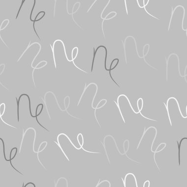 Soyut semboller öğeleri, modern desen tasarımı ile fon