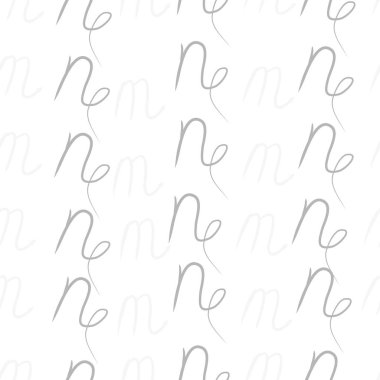 Akrep, oğlak burçlarının dikişsiz deseni. Vektör çizimi