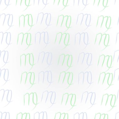 Dağınık sembollerle kesintisiz soyut desen