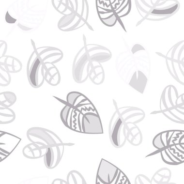 Soyut basit yaprakların kusursuz deseni