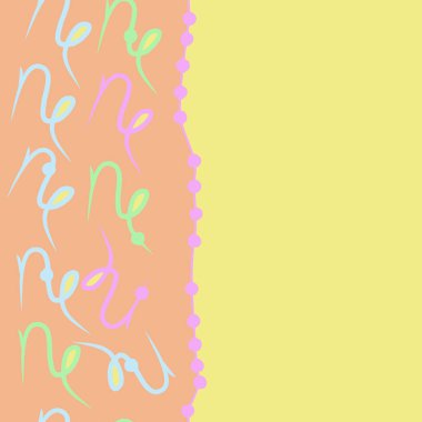 Akrep, oğlak burçlarının dikişsiz deseni. Vektör çizimi