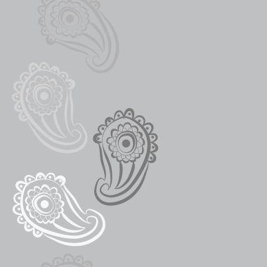 Kusursuz çiçek deseni. Vektör illüstrasyonu