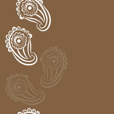 Kusursuz çiçek deseni. Vektör illüstrasyonu