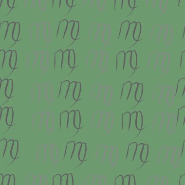 Dağınık sembollerle kesintisiz soyut desen