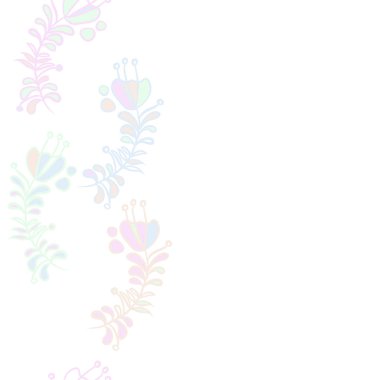 Soyut basit çiçeklerin kusursuz deseni