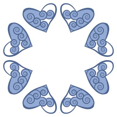 Dalgalar ile soyut basit kalplerin kusursuz desen