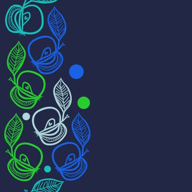 Kusursuz çiçek deseni. Vektör illüstrasyonu