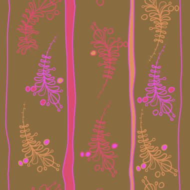 kopya alanı ile soyut basit çiçek deseni