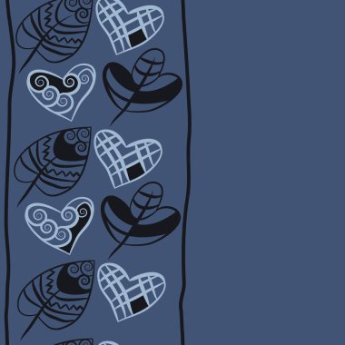 Soyut basit yaprakların kusursuz deseni