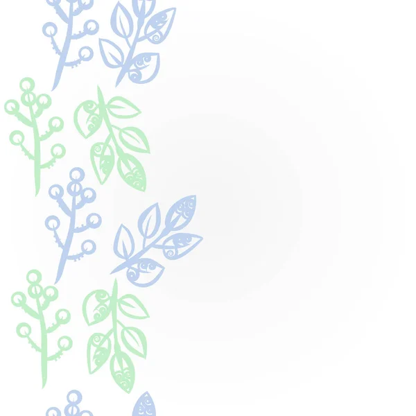 kopya alanı ile soyut basit çiçek deseni