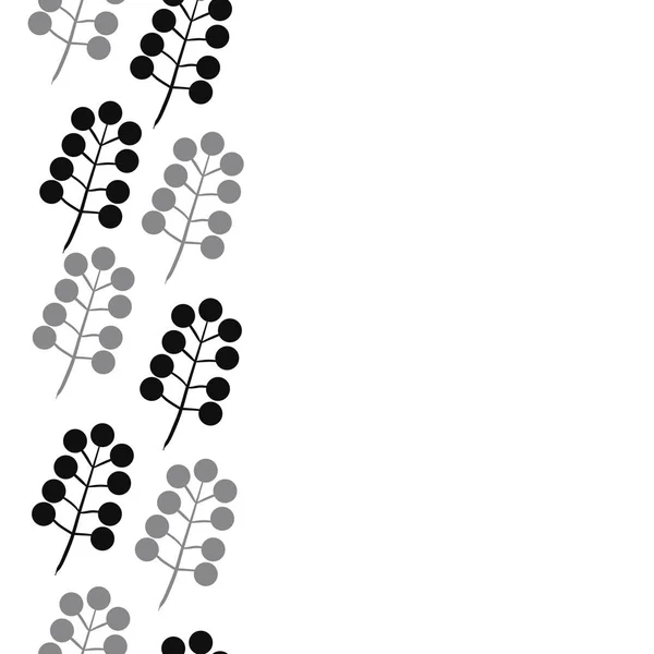 Motif Floral Abstrait Simple Avec Espace Copie — Image vectorielle