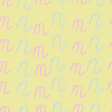 Akrep, oğlak burçlarının dikişsiz deseni. Vektör çizimi