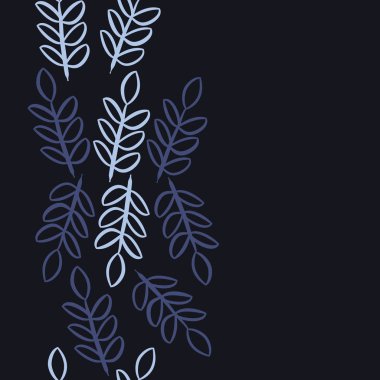 kopya alanı ile soyut basit çiçek deseni