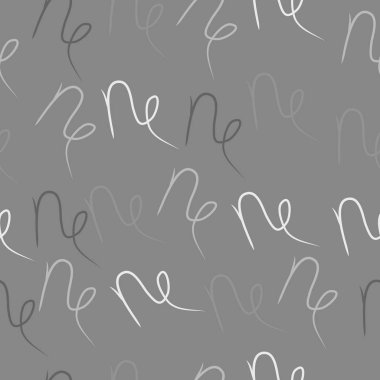 Soyut semboller öğeleri, modern desen tasarımı ile fon