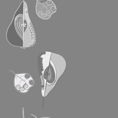 Soyut renkli çiçek seamless modeli