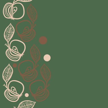 Kusursuz çiçek deseni. Vektör illüstrasyonu