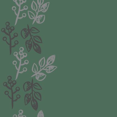 kopya alanı ile soyut basit çiçek deseni