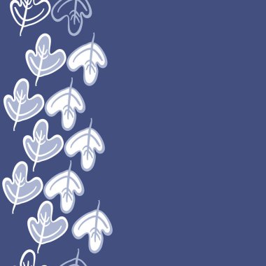 Sonbahar teması ile dikişsiz dikey desen. Vektör çizimi