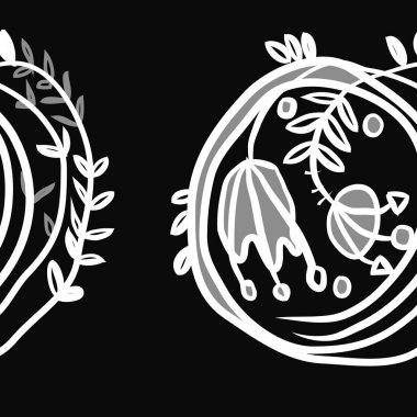 Kusursuz çiçek deseni. Vektör illüstrasyonu