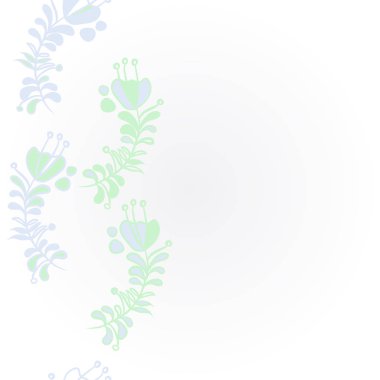 Soyut basit çiçeklerin kusursuz deseni