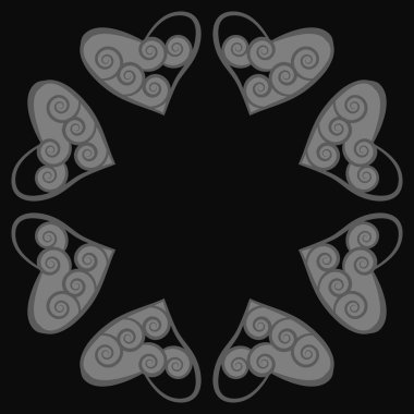 Dalgalar ile soyut basit kalplerin kusursuz desen