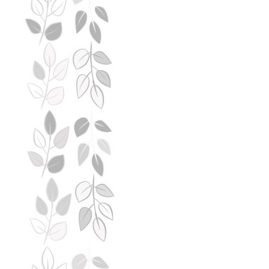 Soyut basit yaprakların kusursuz deseni