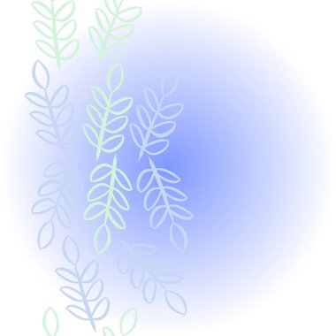 kopya alanı ile soyut basit çiçek deseni