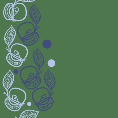 Kusursuz çiçek deseni. Vektör illüstrasyonu