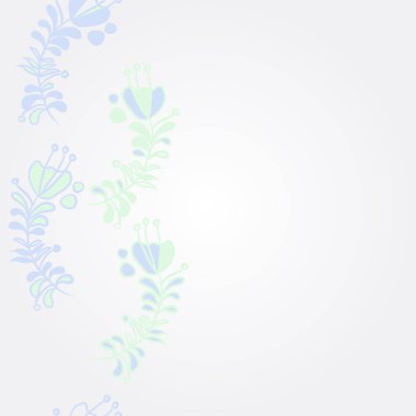 Soyut basit çiçeklerin kusursuz deseni