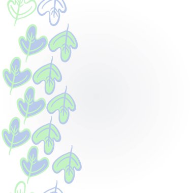 Sonbahar teması ile dikişsiz dikey desen. Vektör çizimi