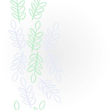 kopya alanı ile soyut basit çiçek deseni