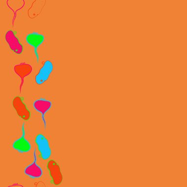 Soyut sebze elemanları, modern arka plan tasarımı desen 