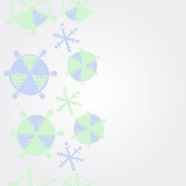 Kış motifi, kar taneleri, karalamalar dikişsiz desen. 