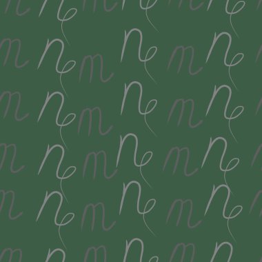 Akrep, oğlak burçlarının dikişsiz deseni. Vektör çizimi