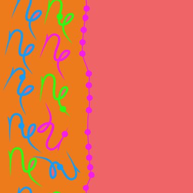 Akrep, oğlak burçlarının dikişsiz deseni. Vektör çizimi